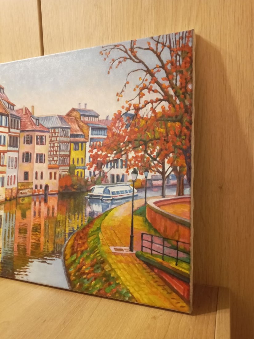 Oil painting France, Strasbourg Valerii B - 7