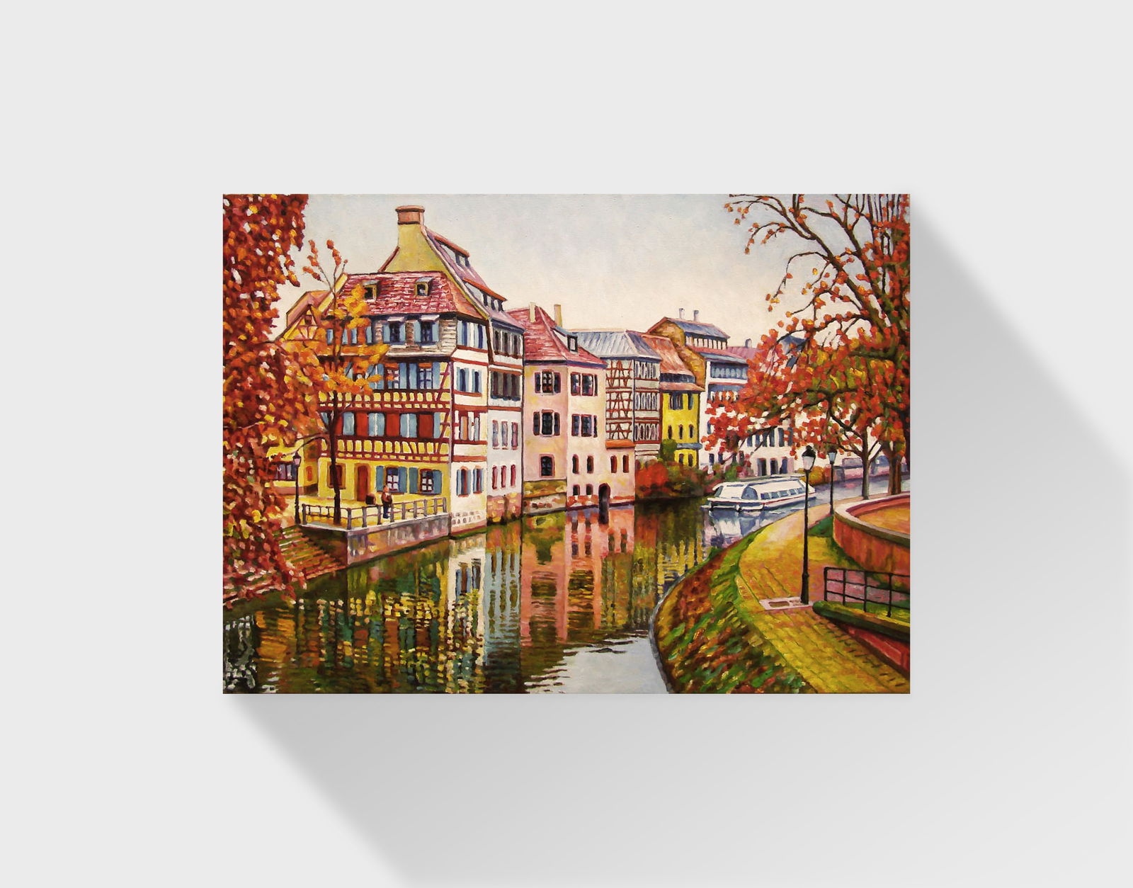 Oil painting France, Strasbourg Valerii B - 8