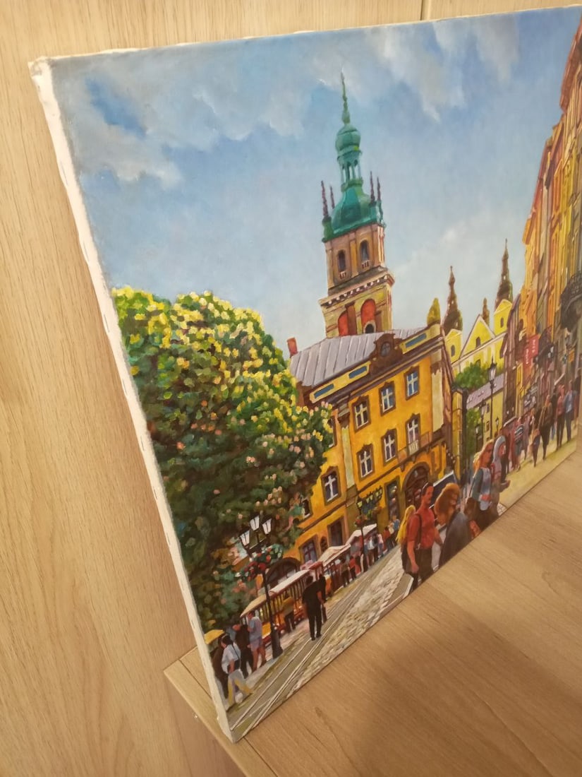 Oil painting Lviv, city sketches Valerii B - 2