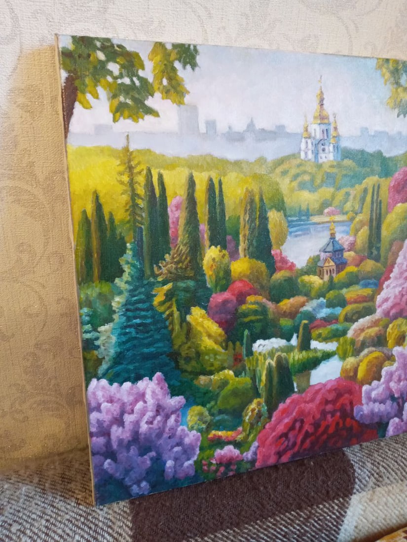 Oil painting Botanical garden Valerii B - 2