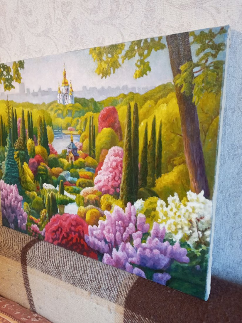 Oil painting Botanical garden Valerii B - 3