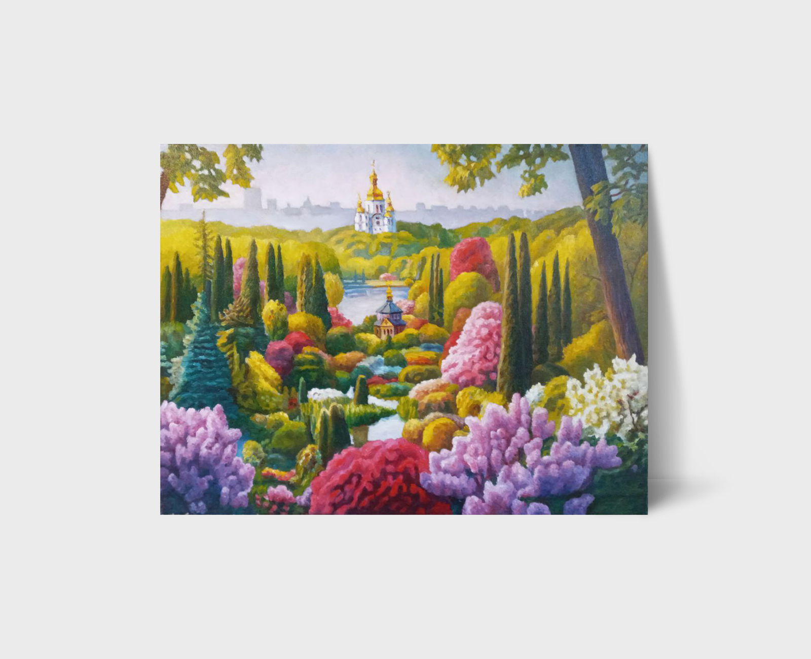 Oil painting Botanical garden Valerii B - 6