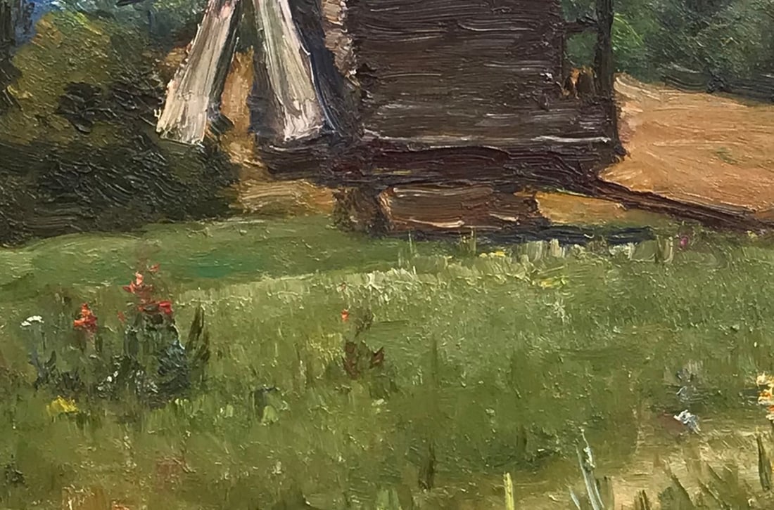 Oil painting In Pyrogovo Leonid Kuzmenko - 8