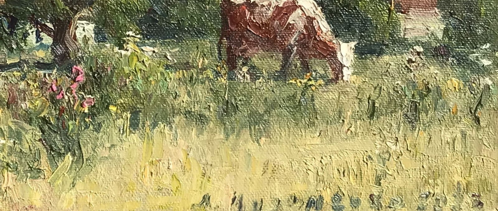 Oil painting Cow Leonid Kuzmenko - 4