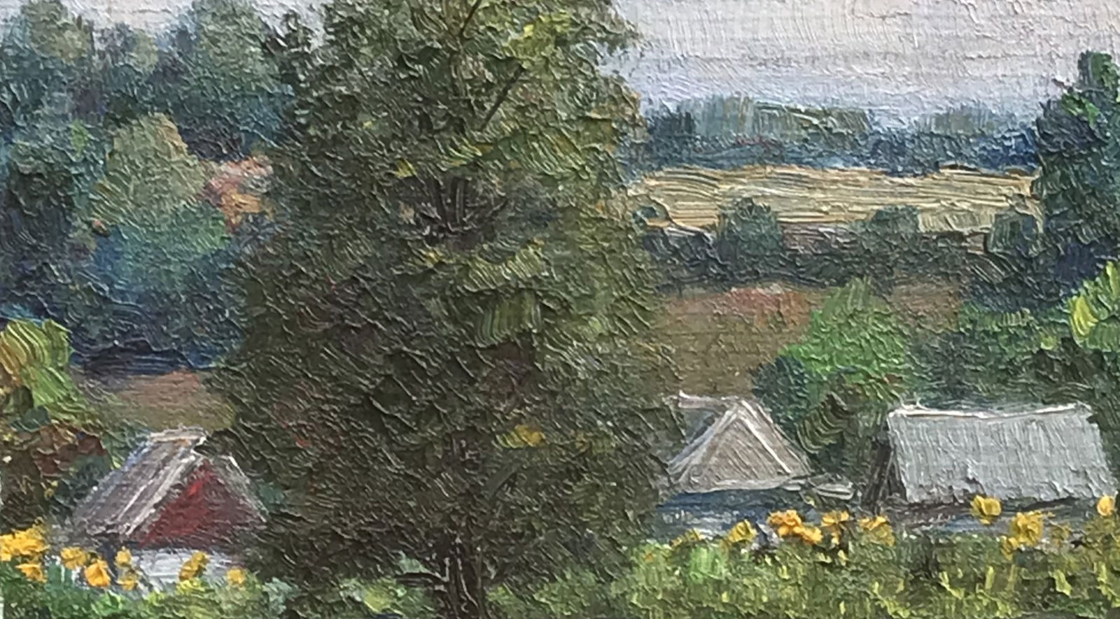 Oil painting Etude Leonid Kuzmenko - 2