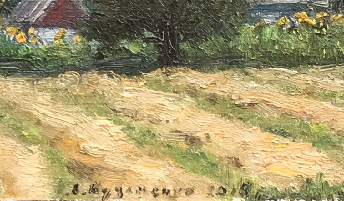 Oil painting Etude Leonid Kuzmenko - 4