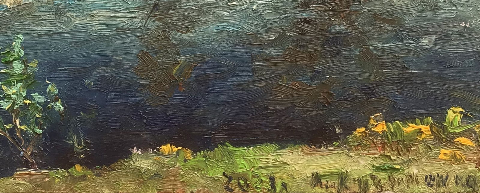 Oil painting Flood Leonid Kuzmenko - 4