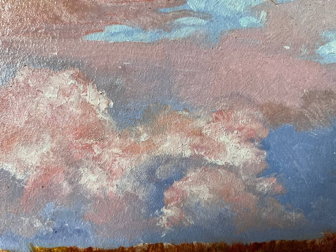 Oil painting barbie clouds Shvetsov Konstantin Valentinovich - 3