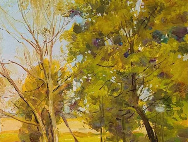 Oil painting warm day Oleksandr Oleksandrovich Nazarenko - 6