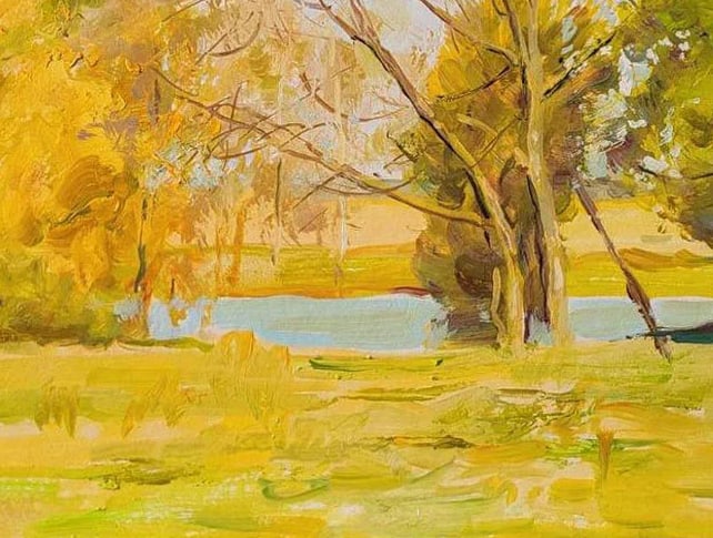 Oil painting warm day Oleksandr Oleksandrovich Nazarenko - 8