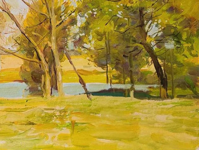 Oil painting warm day Oleksandr Oleksandrovich Nazarenko - 9