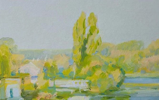 Oil painting Spring Oleksandr Oleksandrovich Nazarenko - 3