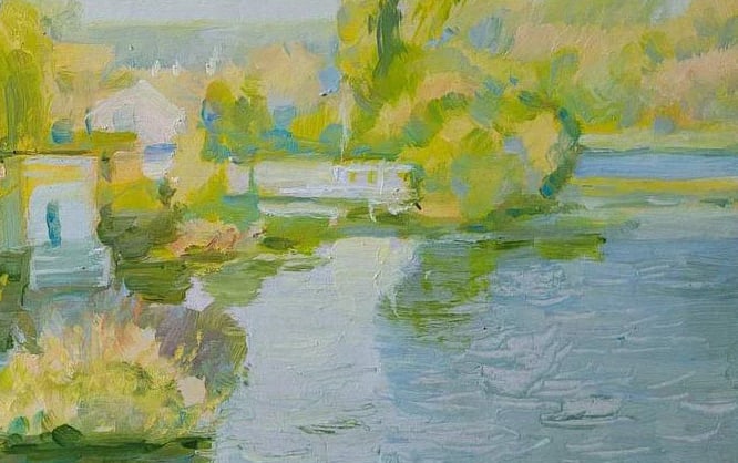 Oil painting Spring Oleksandr Oleksandrovich Nazarenko - 6