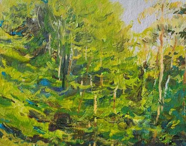 Oil painting In the forest Oleksandr Oleksandrovich Nazarenko - 4