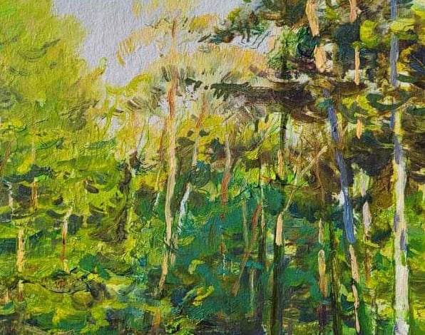 Oil painting In the forest Oleksandr Oleksandrovich Nazarenko - 5
