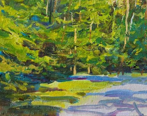 Oil painting In the forest Oleksandr Oleksandrovich Nazarenko - 7