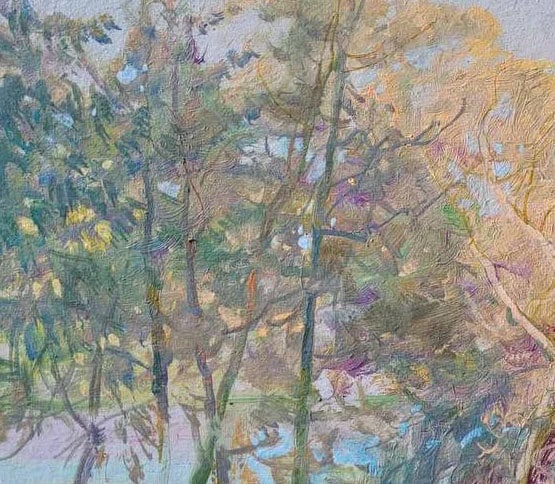 Oil painting warm day Oleksandr Oleksandrovich Nazarenko - 4