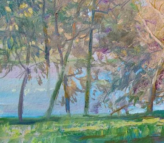 Oil painting warm day Oleksandr Oleksandrovich Nazarenko - 7