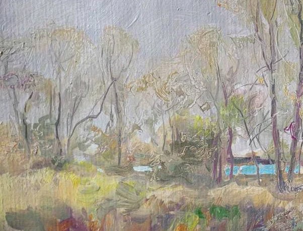 Oil painting evening Oleksandr Oleksandrovich Nazarenko - 4