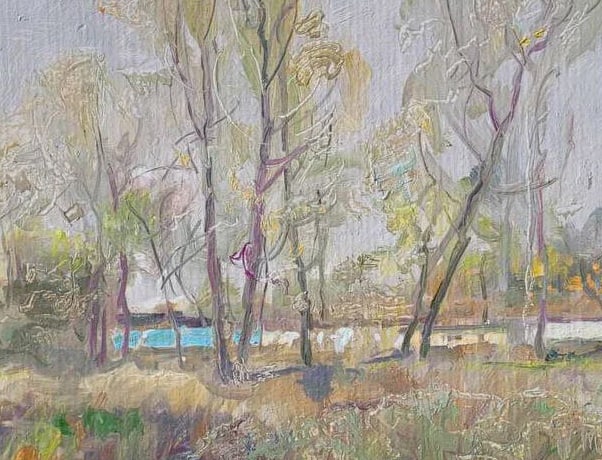 Oil painting evening Oleksandr Oleksandrovich Nazarenko - 5