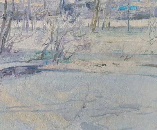 Oil painting Winter Oleksandr Oleksandrovich Nazarenko - 9