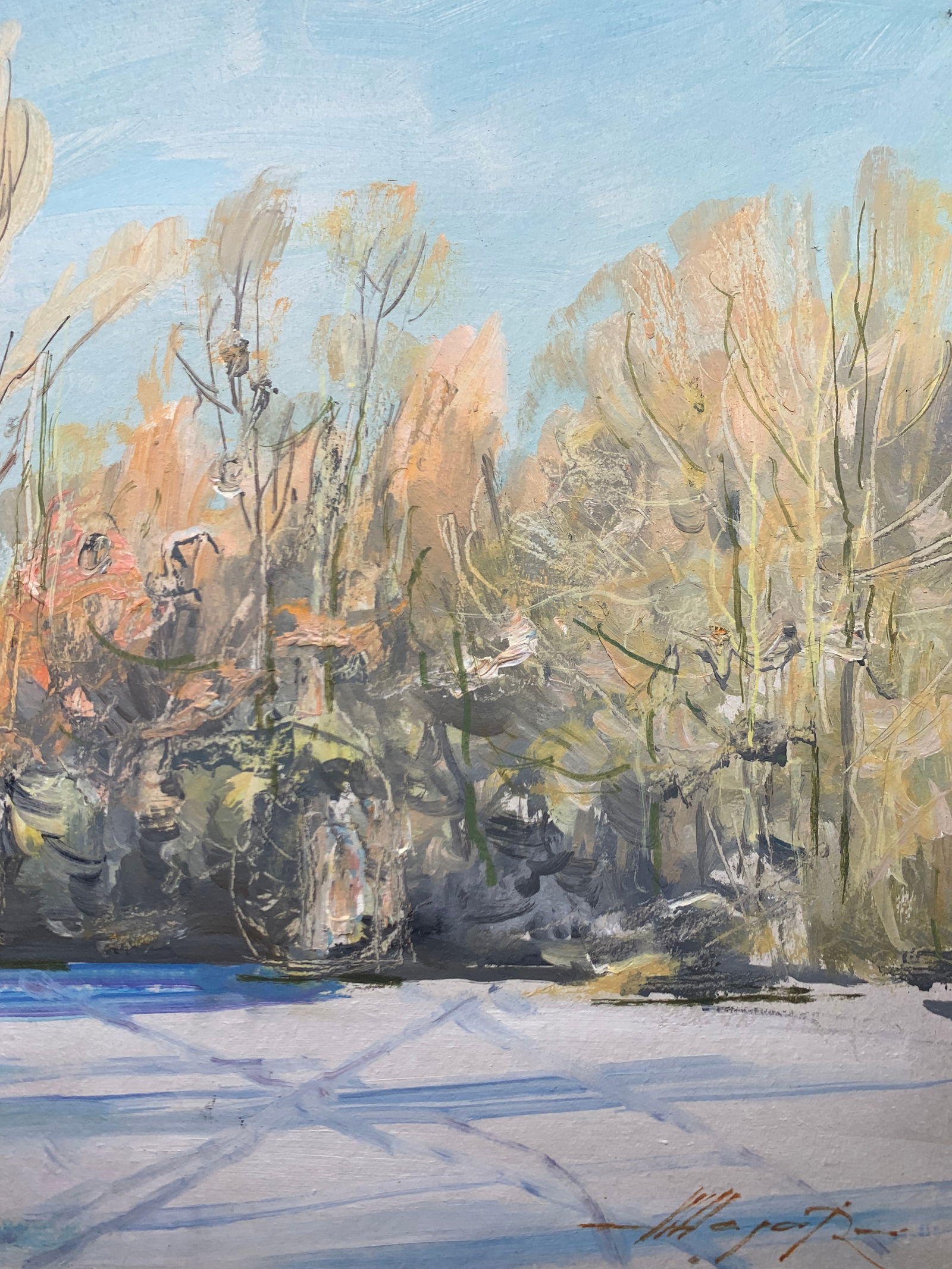 Oil painting Frosty Oleksandr Oleksandrovich Nazarenko - 10