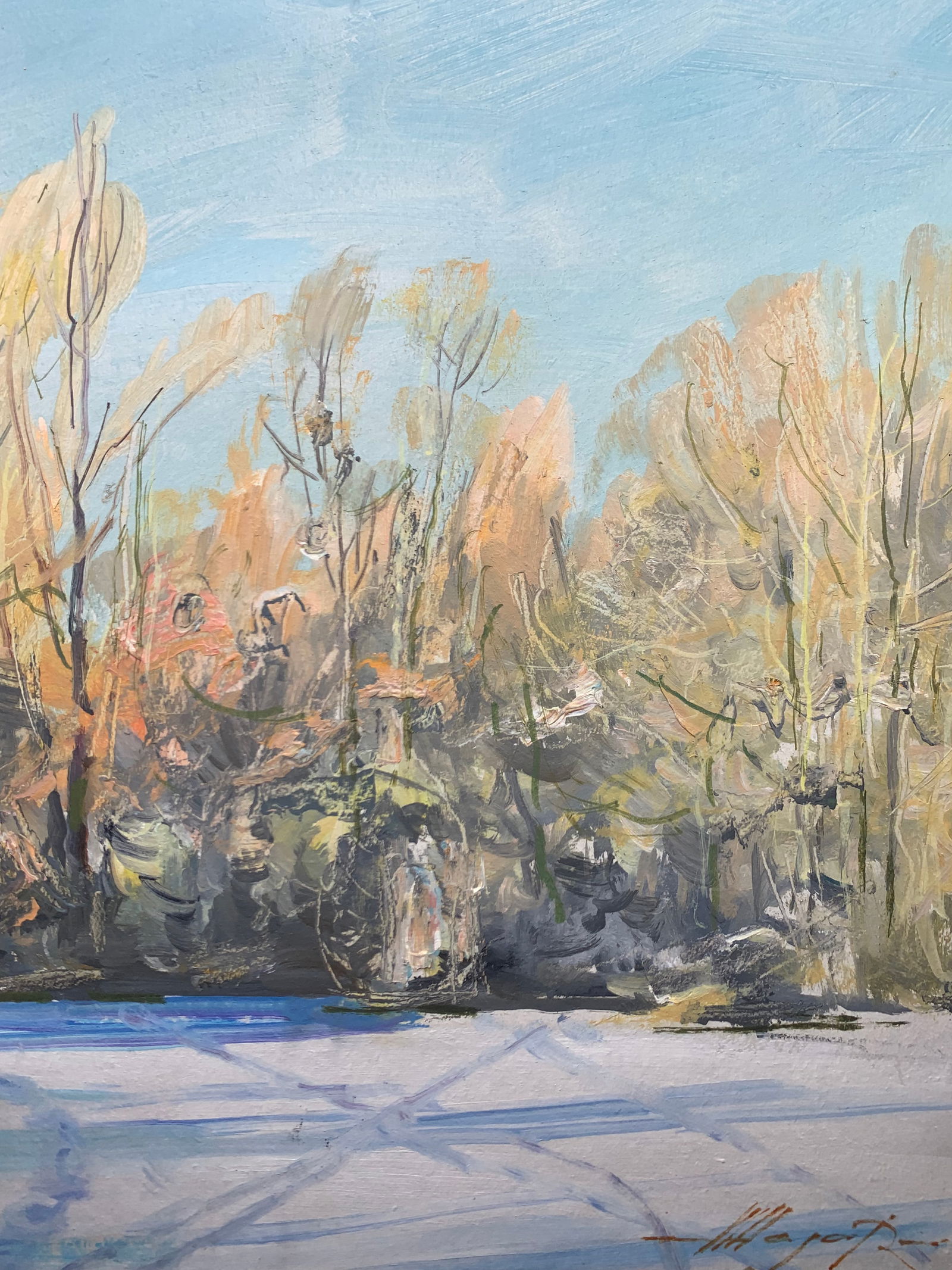 Oil painting Frosty Oleksandr Oleksandrovich Nazarenko - 9