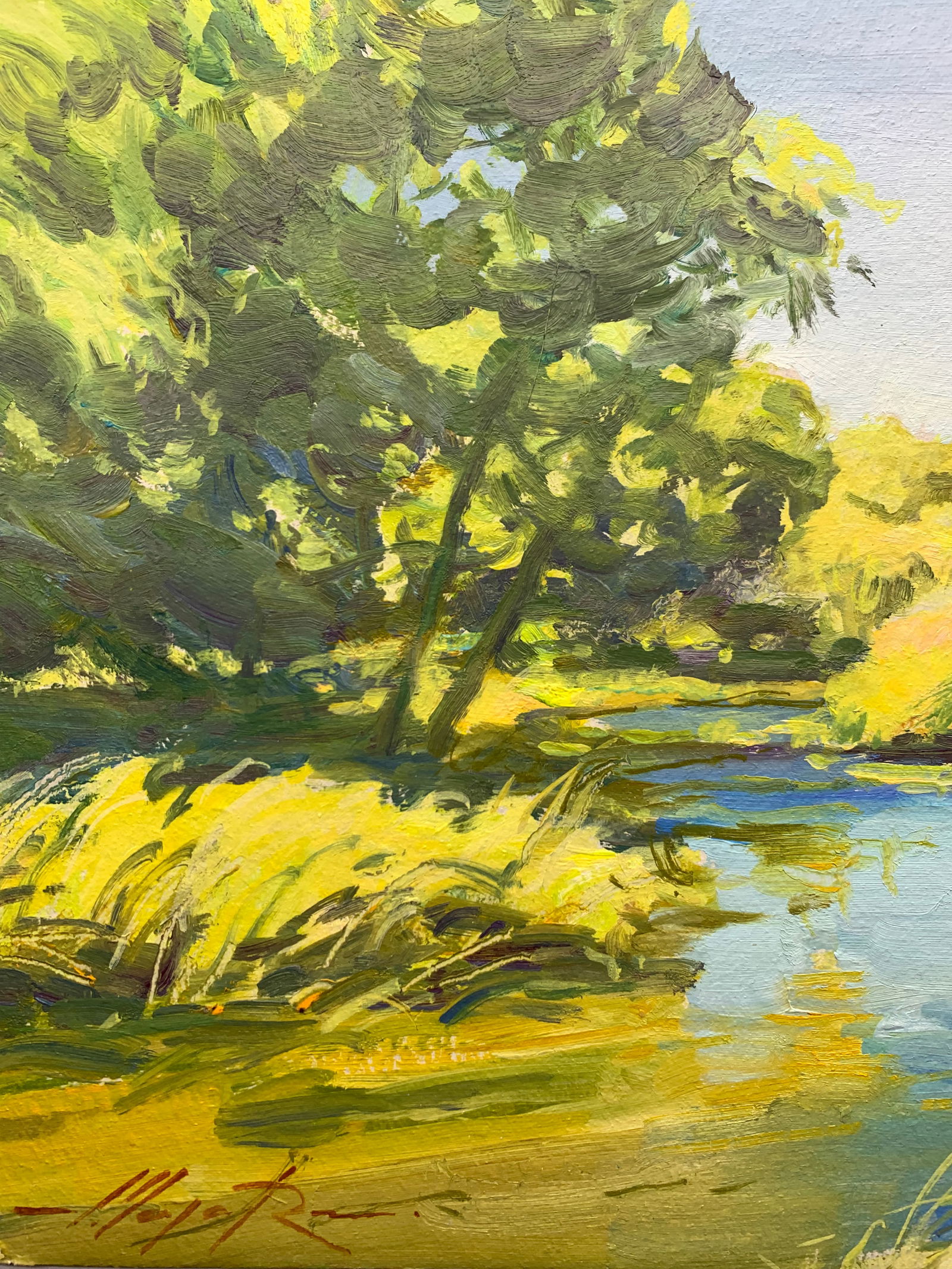 Oil painting Uday River Oleksandr Oleksandrovich Nazarenko - 4