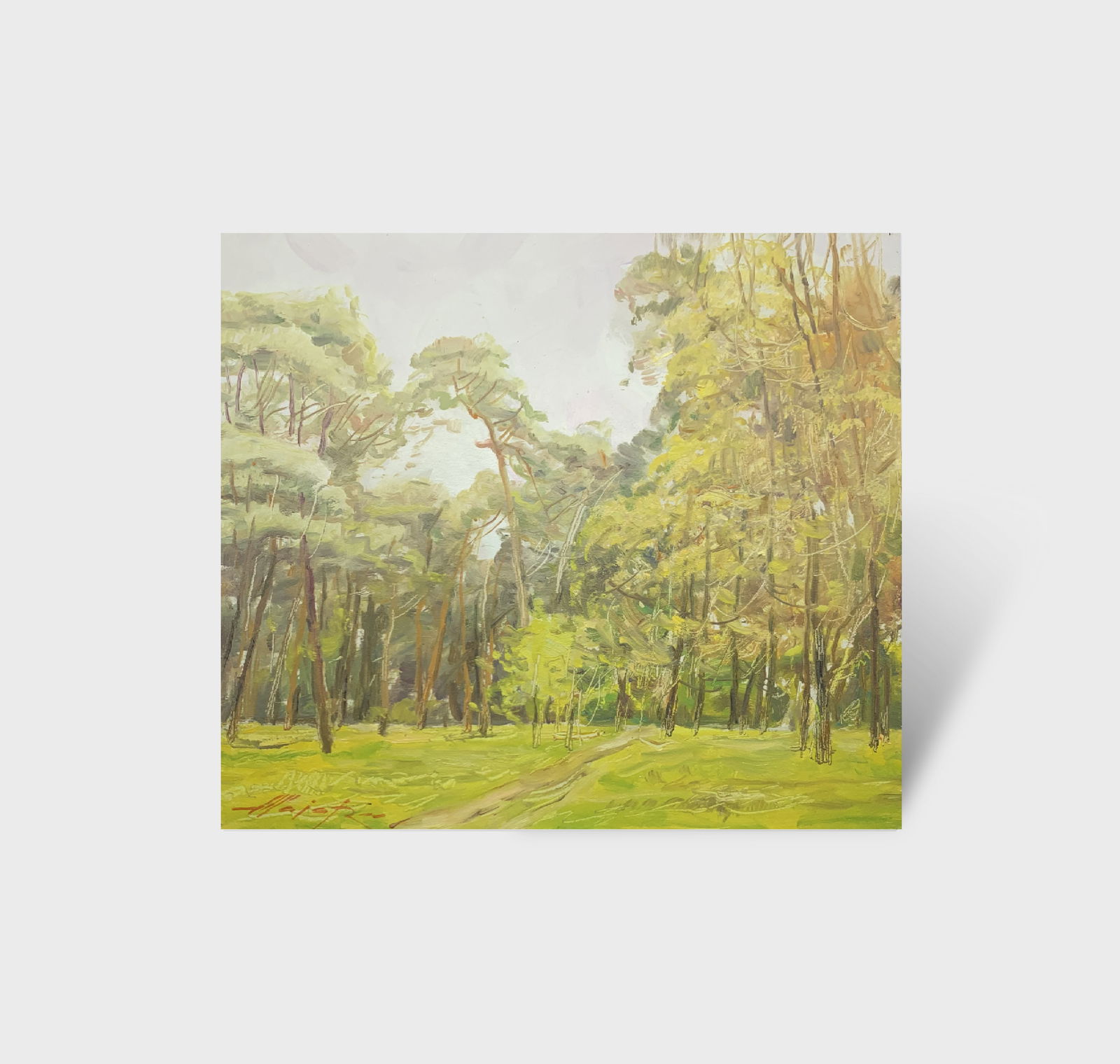 Oil painting For mushrooms Oleksandr Oleksandrovich Nazarenko: Title: Oil painting For mushrooms Oleksandr Oleksandrovich Nazarenko Description: 53D Painter: Oleksandr Nazarenko Size: 30x35 cm/11,81x13,78 inches Components: Oil, cardboard Original painting from o