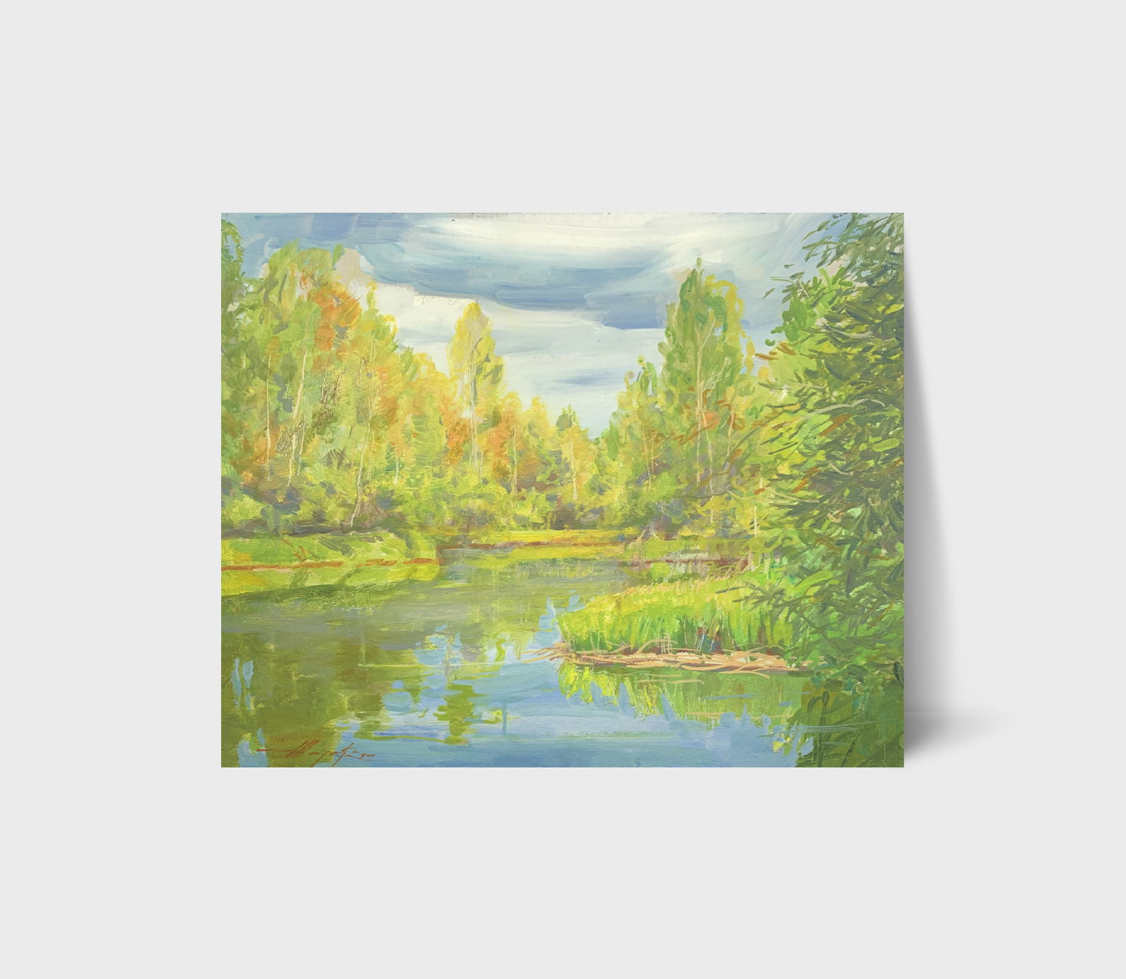 Oil painting October Oleksandr Oleksandrovich Nazarenko - 12