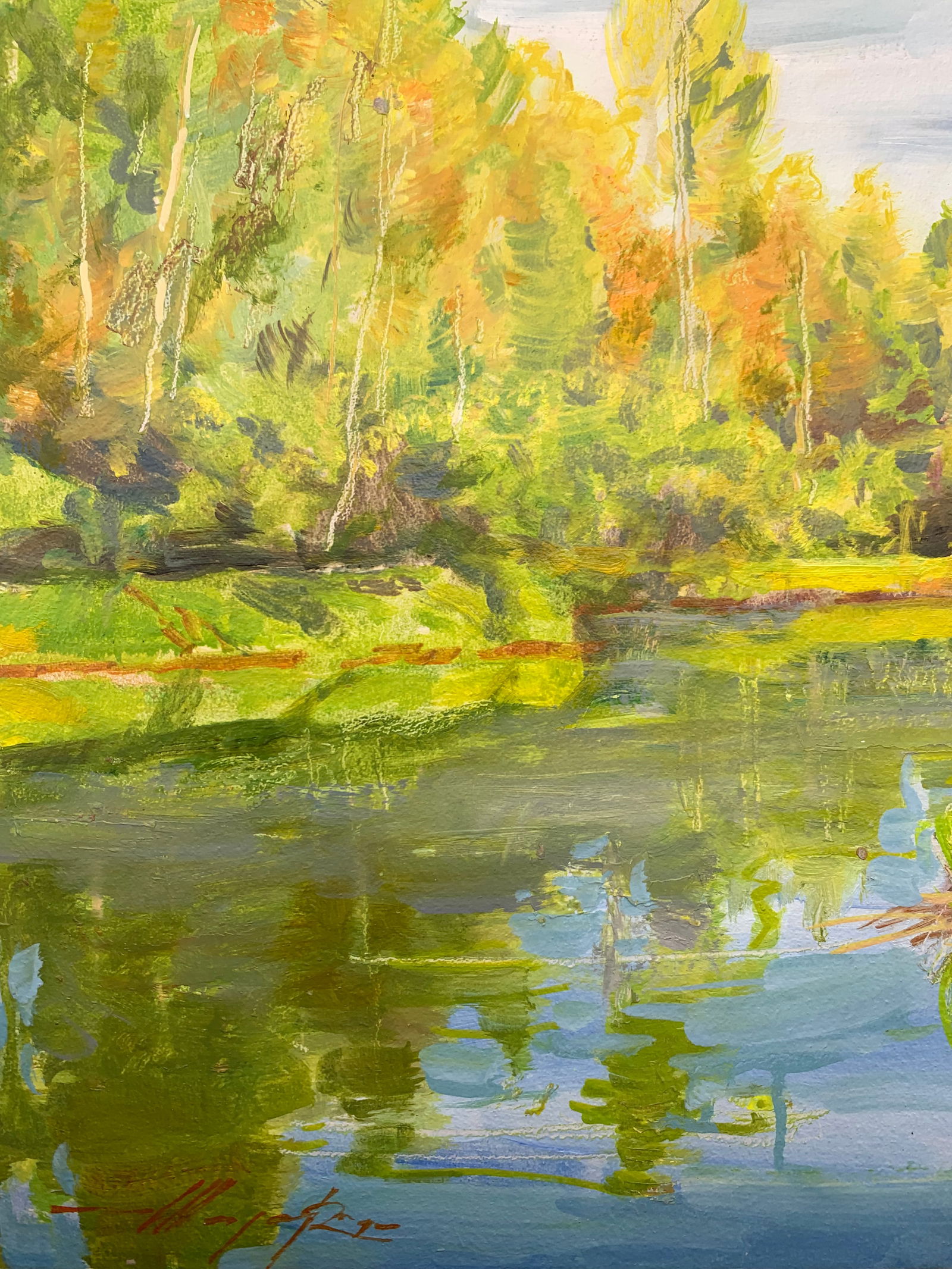 Oil painting October Oleksandr Oleksandrovich Nazarenko - 4