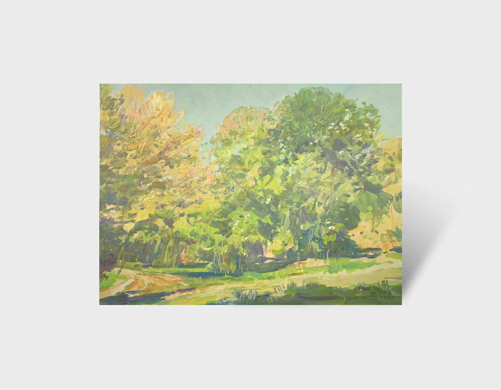 Oil painting Warm day Oleksandr Oleksandrovich Nazarenko - 11