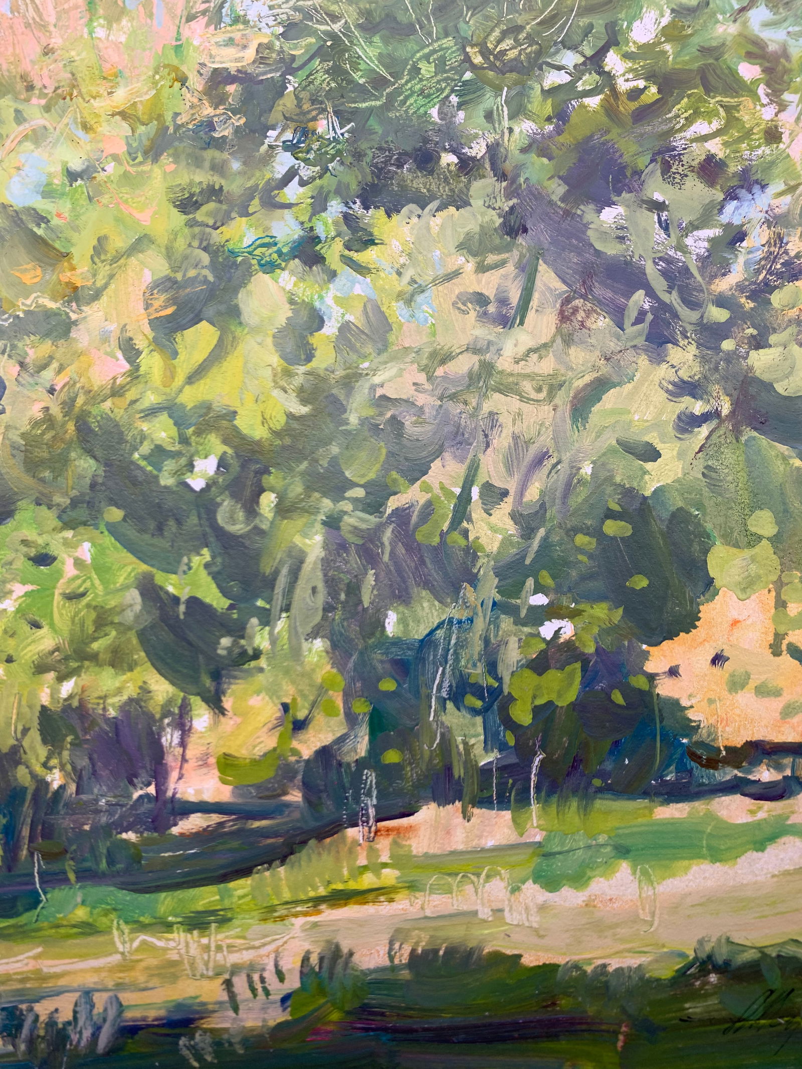 Oil painting Warm day Oleksandr Oleksandrovich Nazarenko - 9