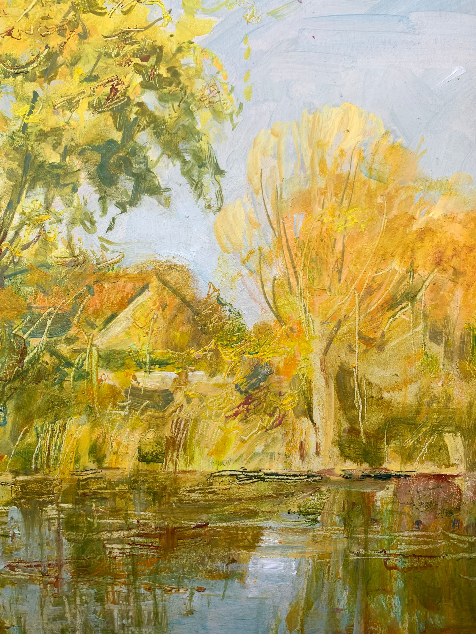 Oil painting Autumn sun Oleksandr Oleksandrovich Nazarenko - 10