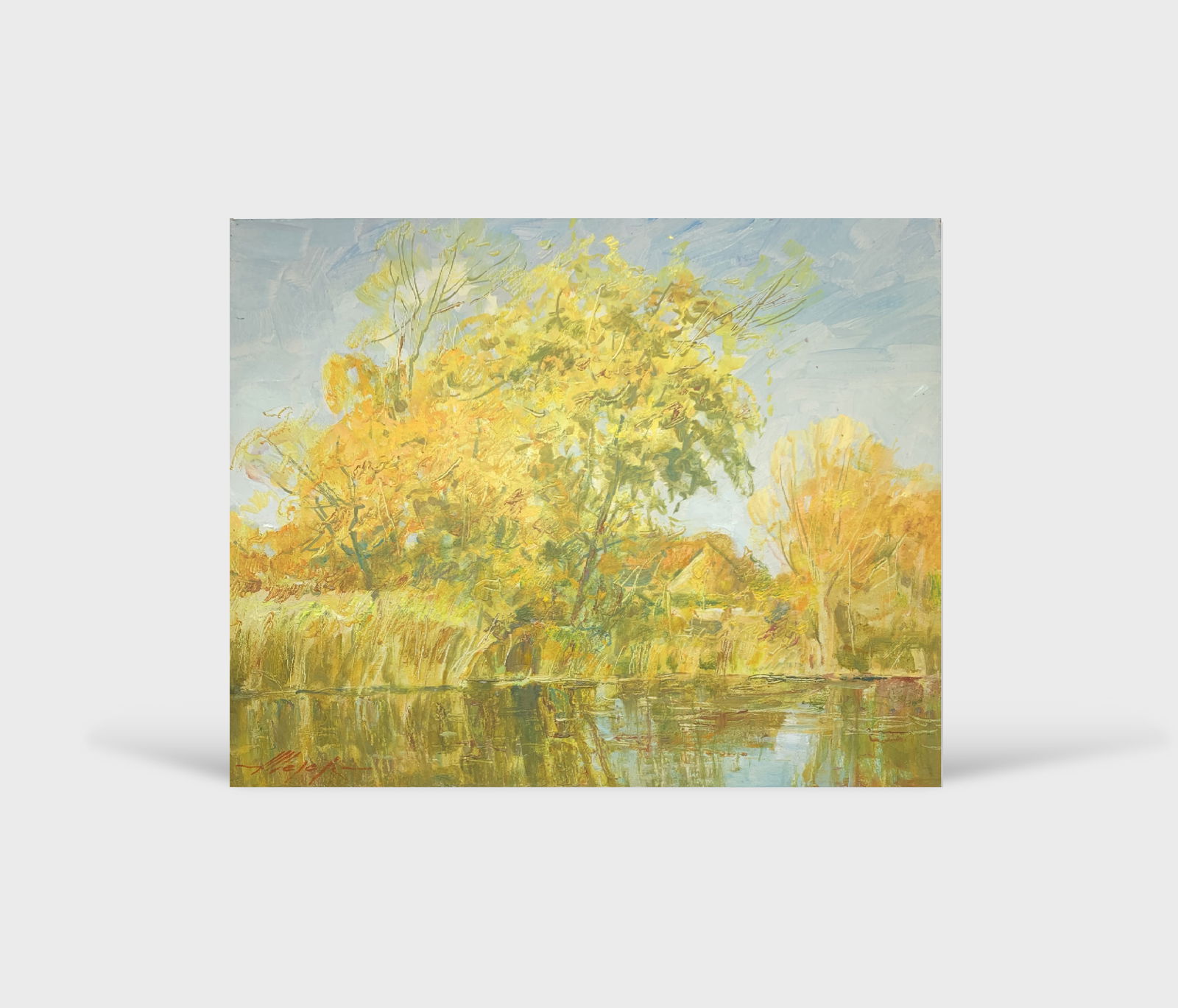 Oil painting Autumn sun Oleksandr Oleksandrovich Nazarenko - 11