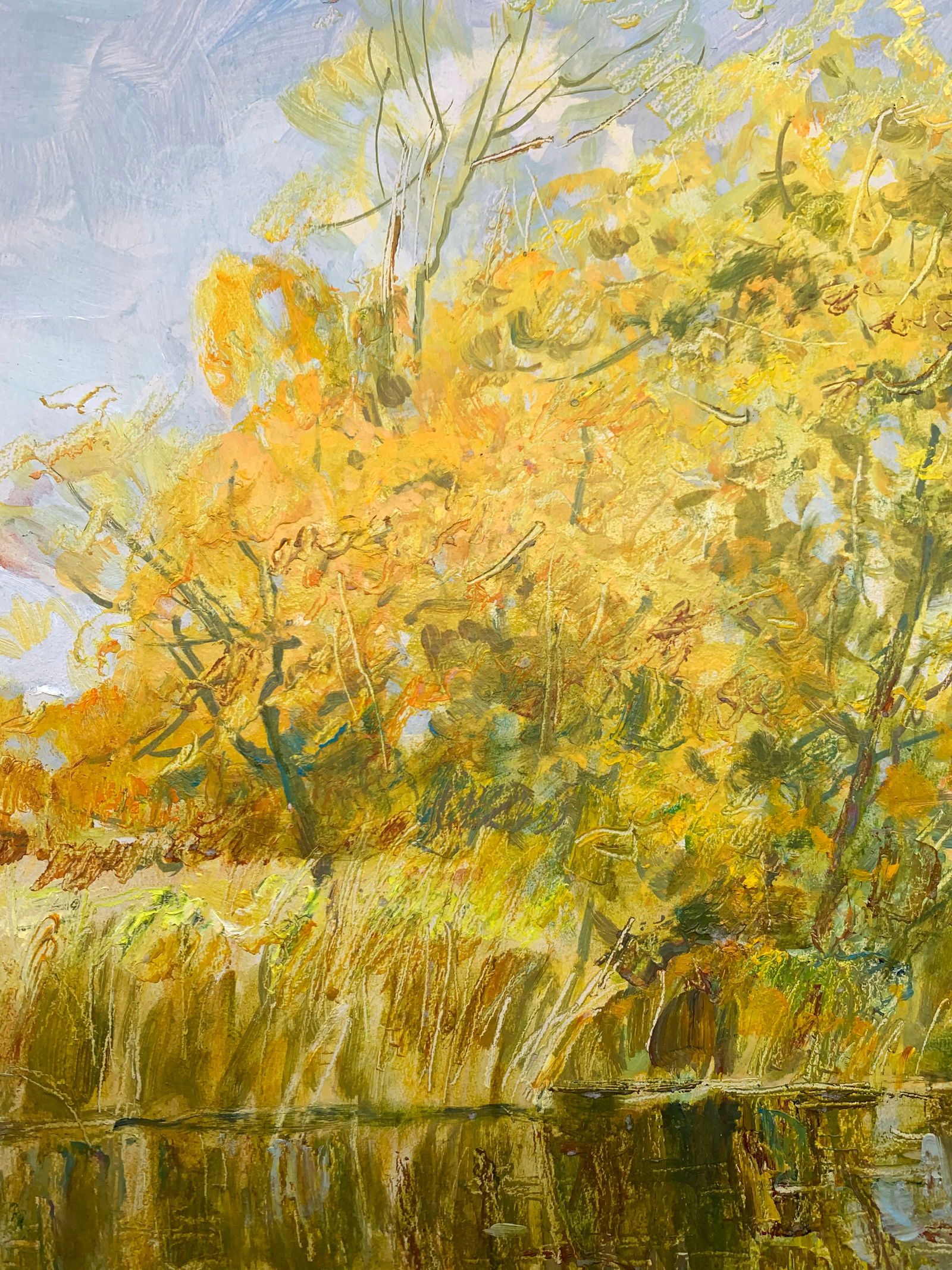 Oil painting Autumn sun Oleksandr Oleksandrovich Nazarenko - 3