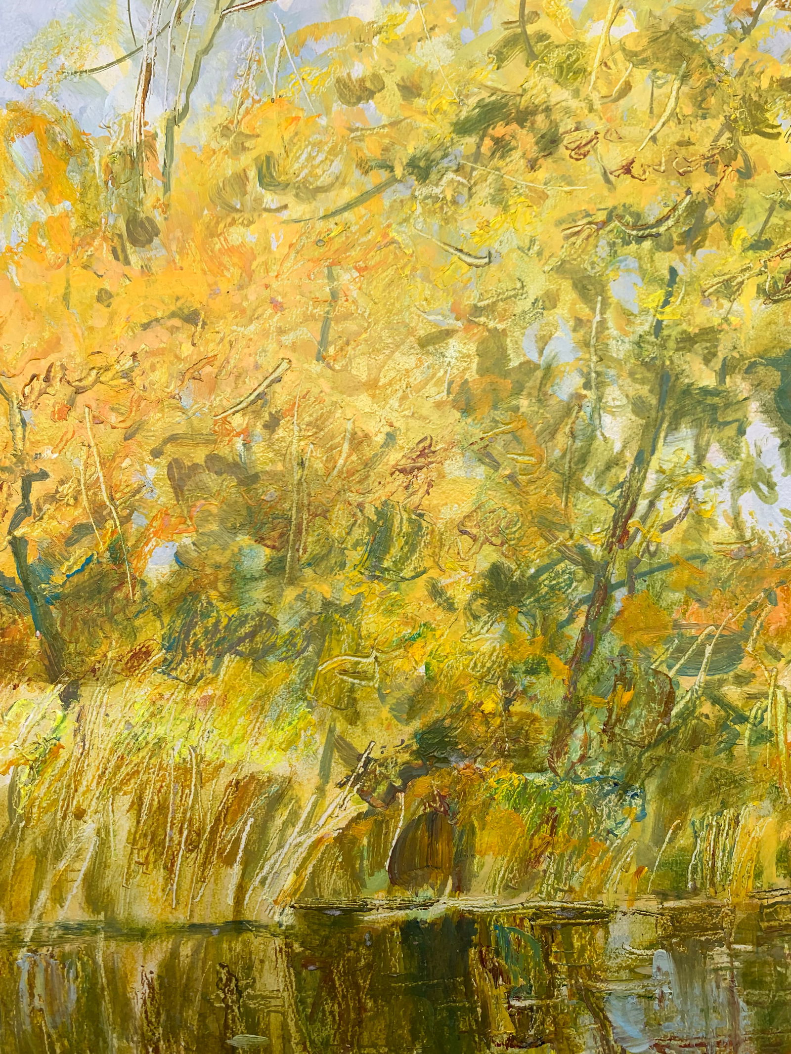 Oil painting Autumn sun Oleksandr Oleksandrovich Nazarenko - 5