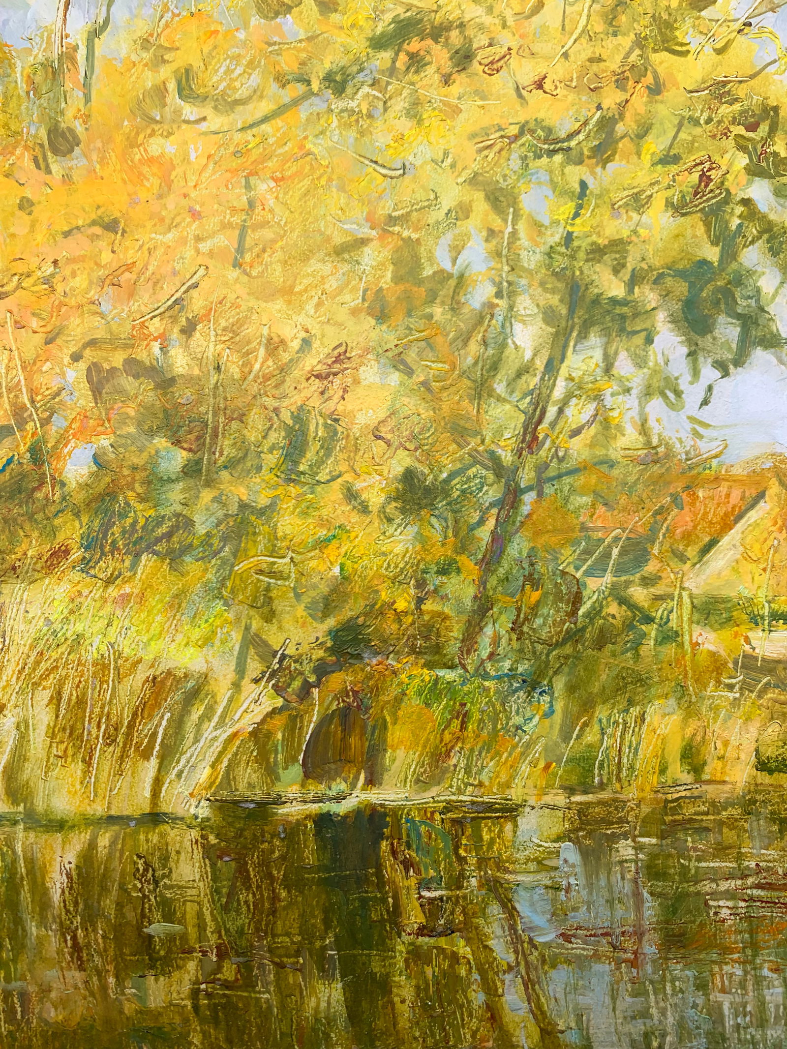 Oil painting Autumn sun Oleksandr Oleksandrovich Nazarenko - 6