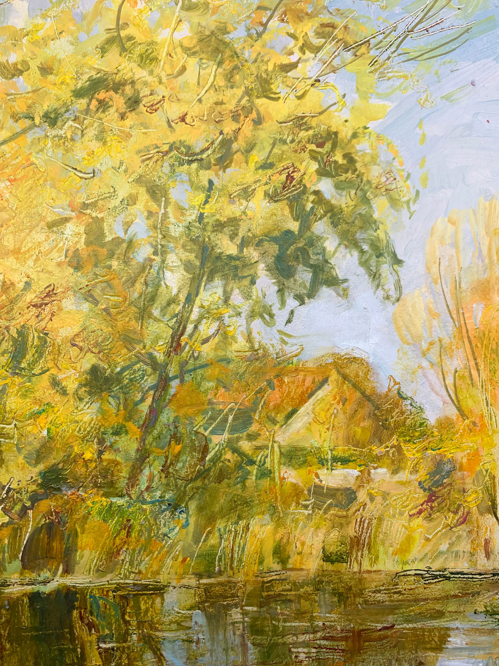 Oil painting Autumn sun Oleksandr Oleksandrovich Nazarenko - 7