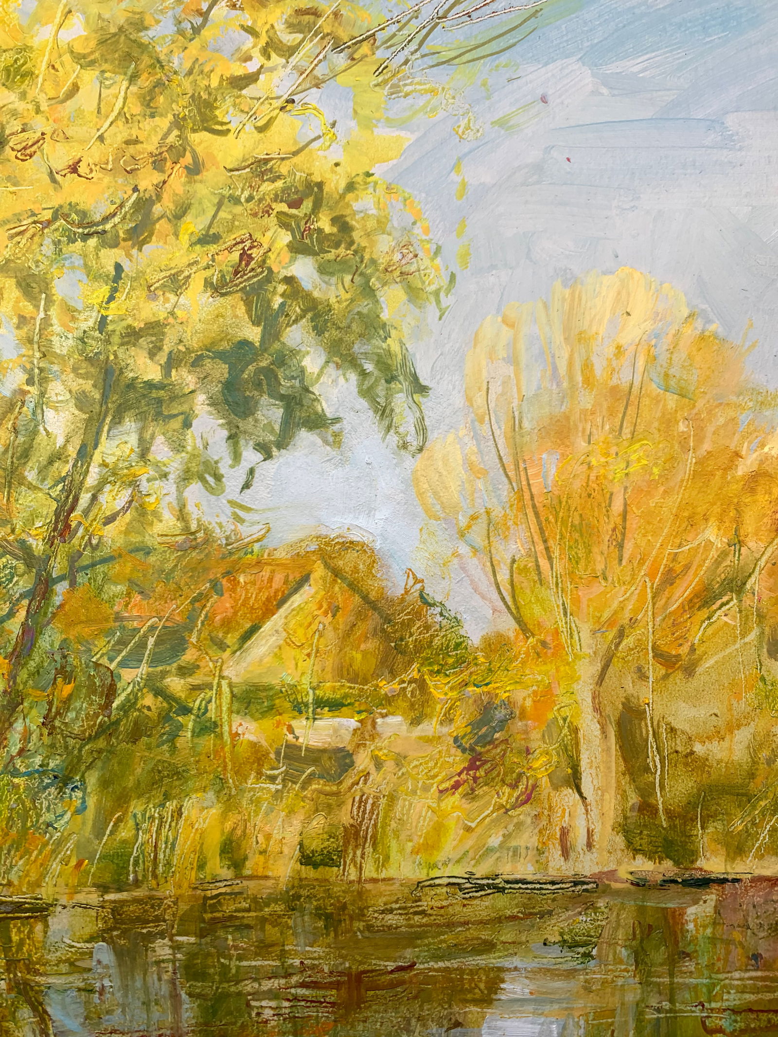 Oil painting Autumn sun Oleksandr Oleksandrovich Nazarenko - 8