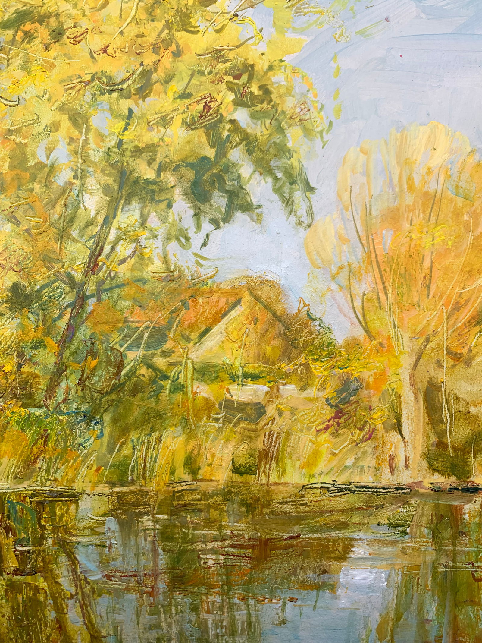Oil painting Autumn sun Oleksandr Oleksandrovich Nazarenko - 9