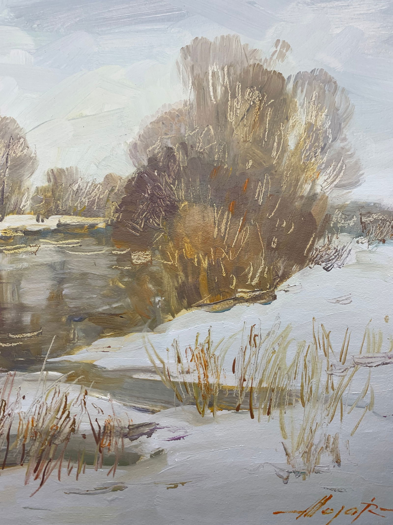 Oil painting January Oleksandr Oleksandrovich Nazarenko - 10