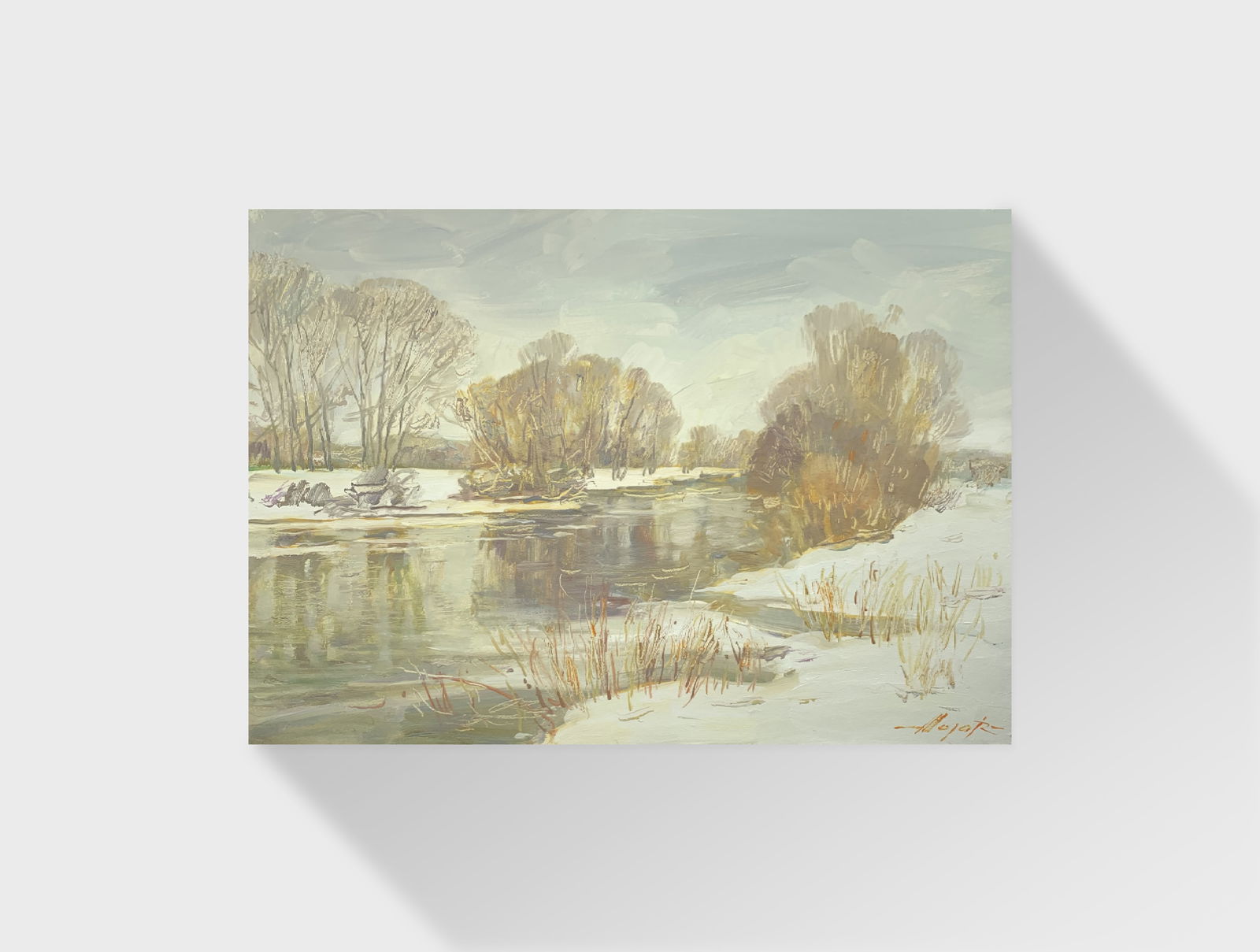 Oil painting January Oleksandr Oleksandrovich Nazarenko - 11