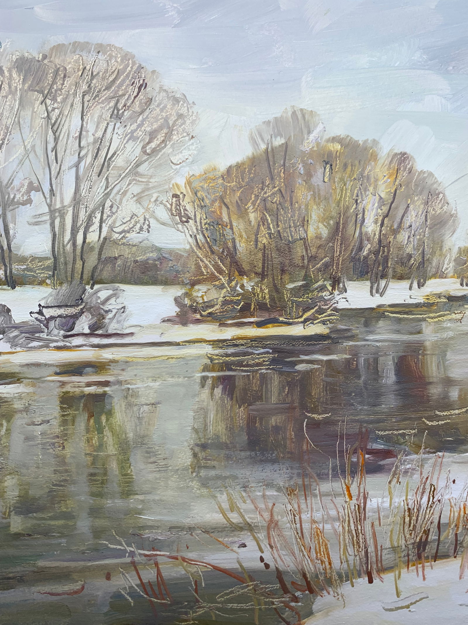 Oil painting January Oleksandr Oleksandrovich Nazarenko - 3