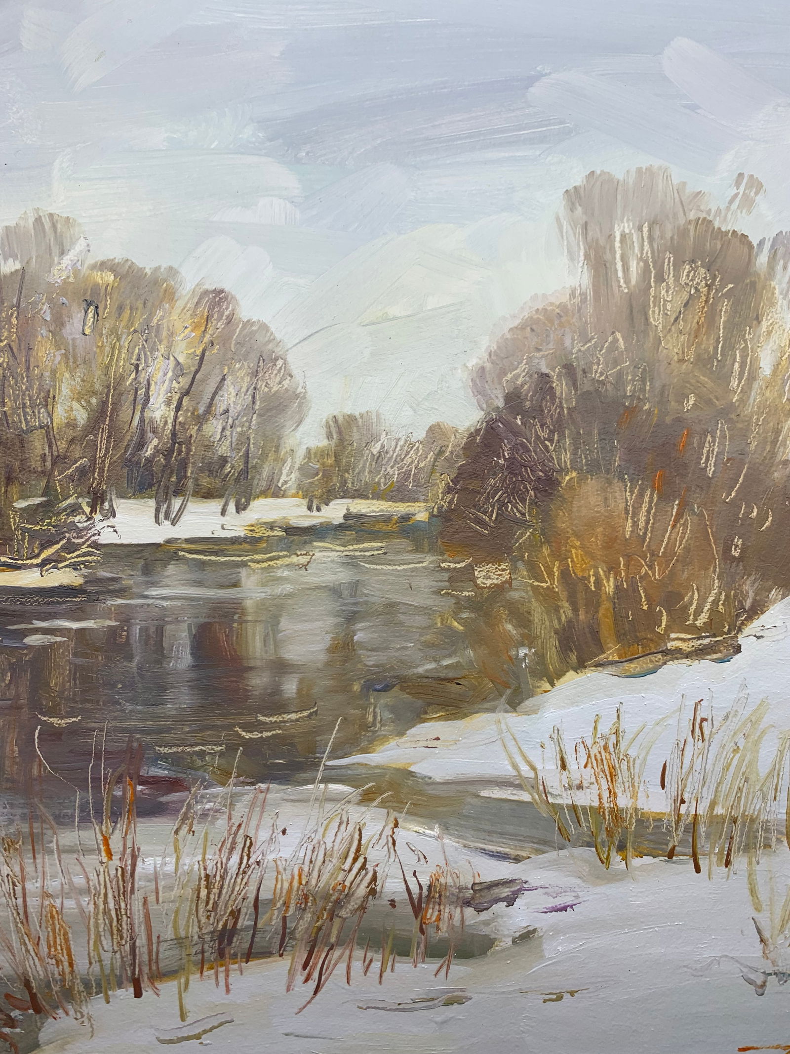 Oil painting January Oleksandr Oleksandrovich Nazarenko - 7