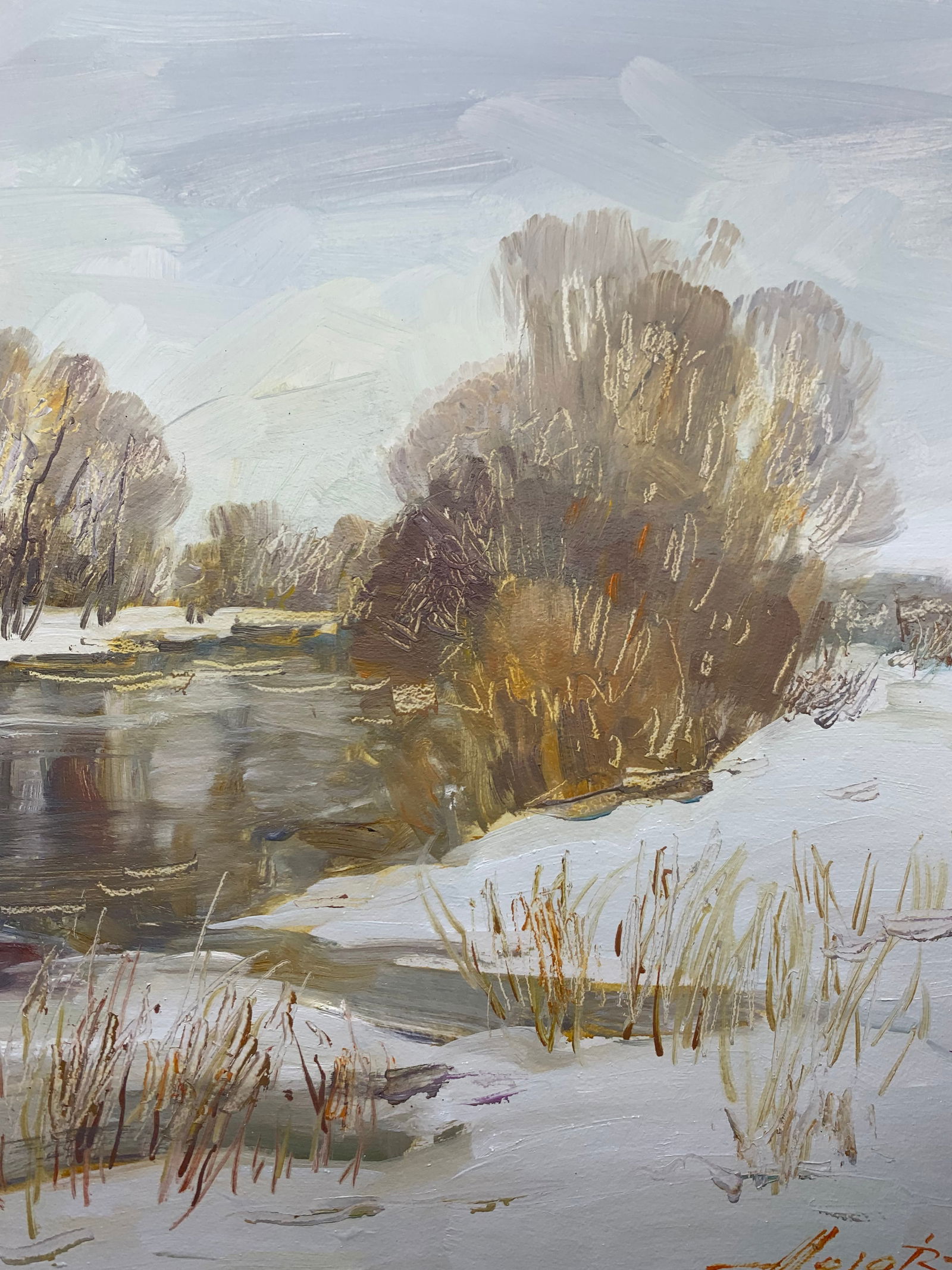 Oil painting January Oleksandr Oleksandrovich Nazarenko - 8