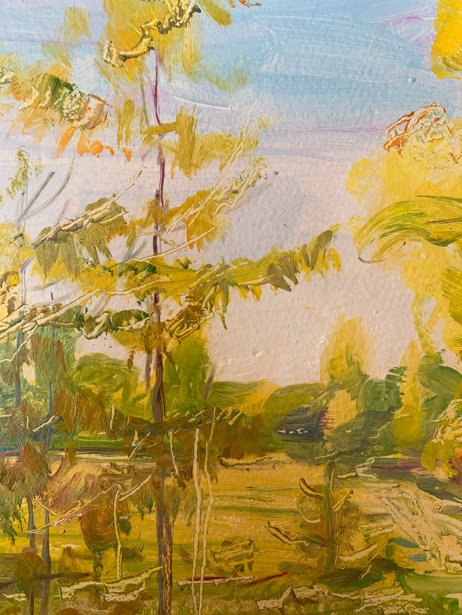 Oil painting Road in the forest Oleksandr Oleksandrovich Nazarenko - 3