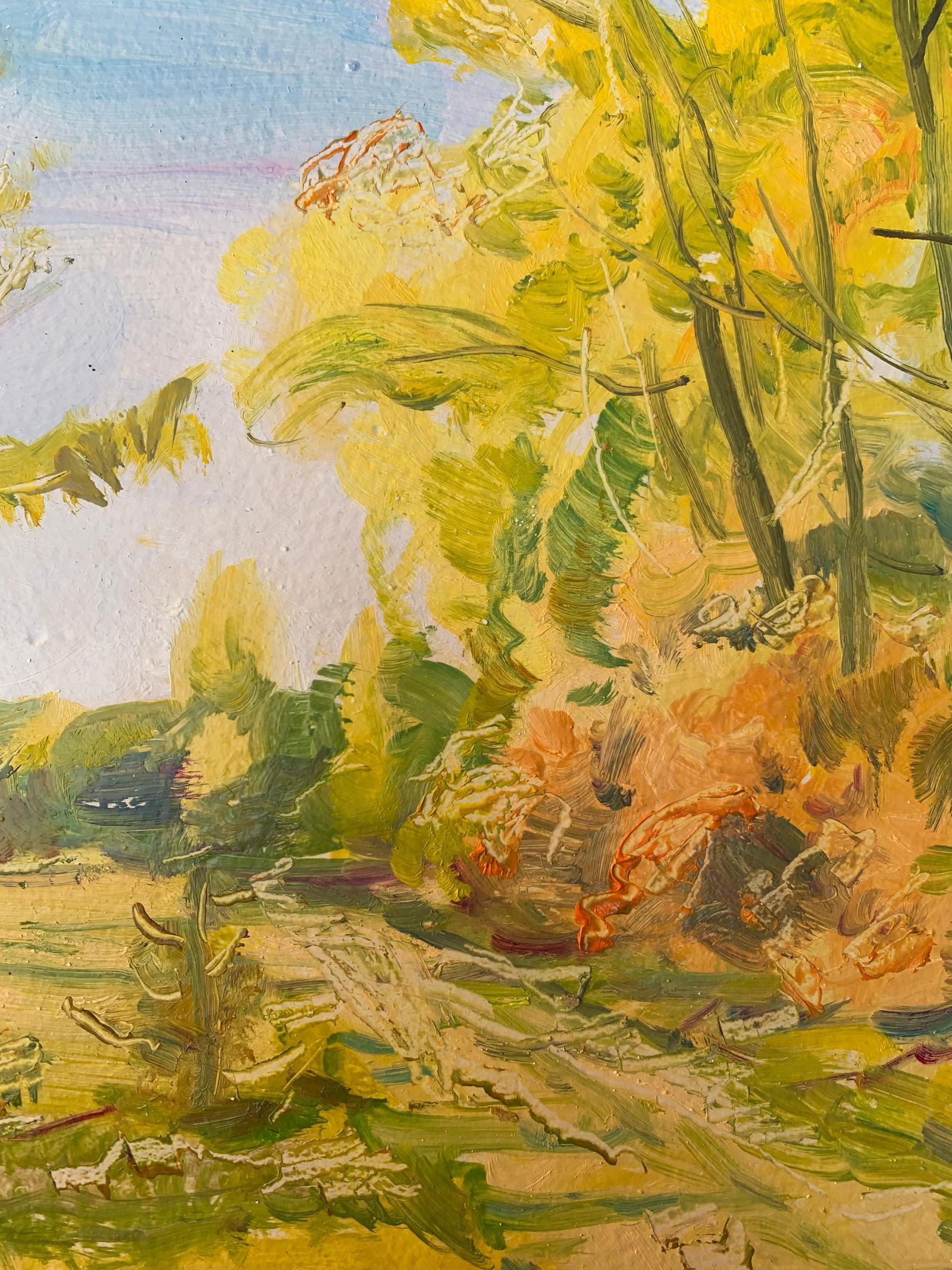 Oil painting Road in the forest Oleksandr Oleksandrovich Nazarenko - 5