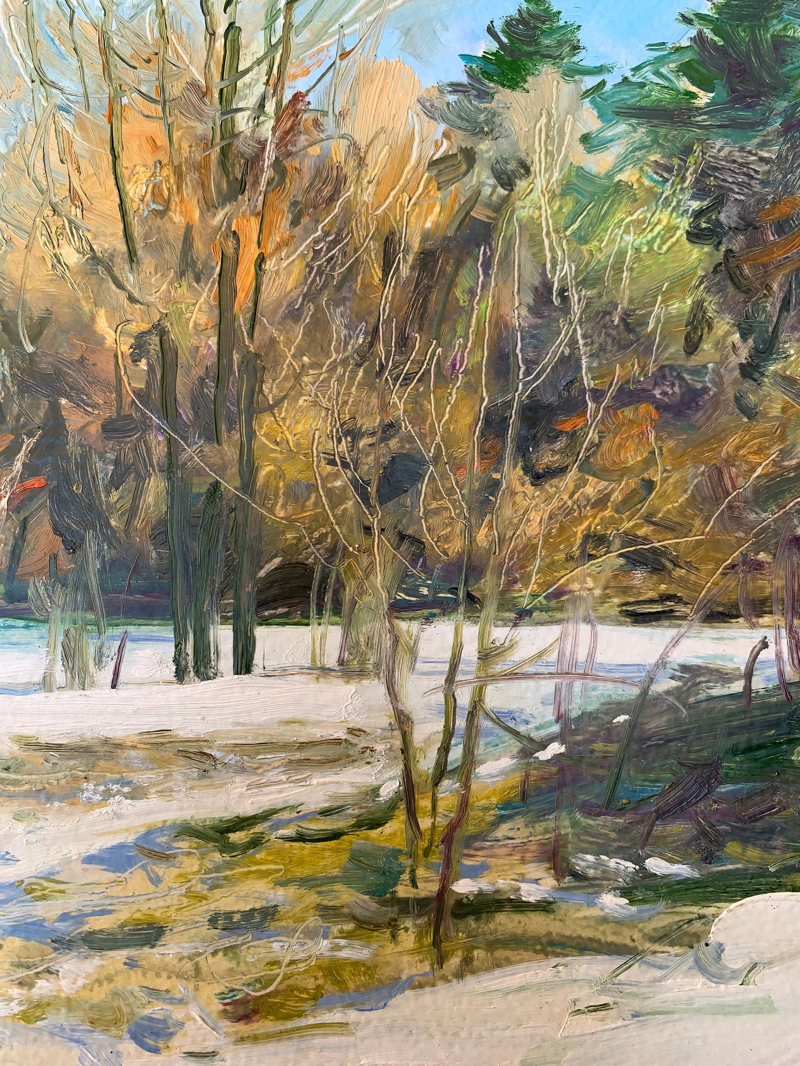 Oil painting Winter Oleksandr Oleksandrovich Nazarenko - 11