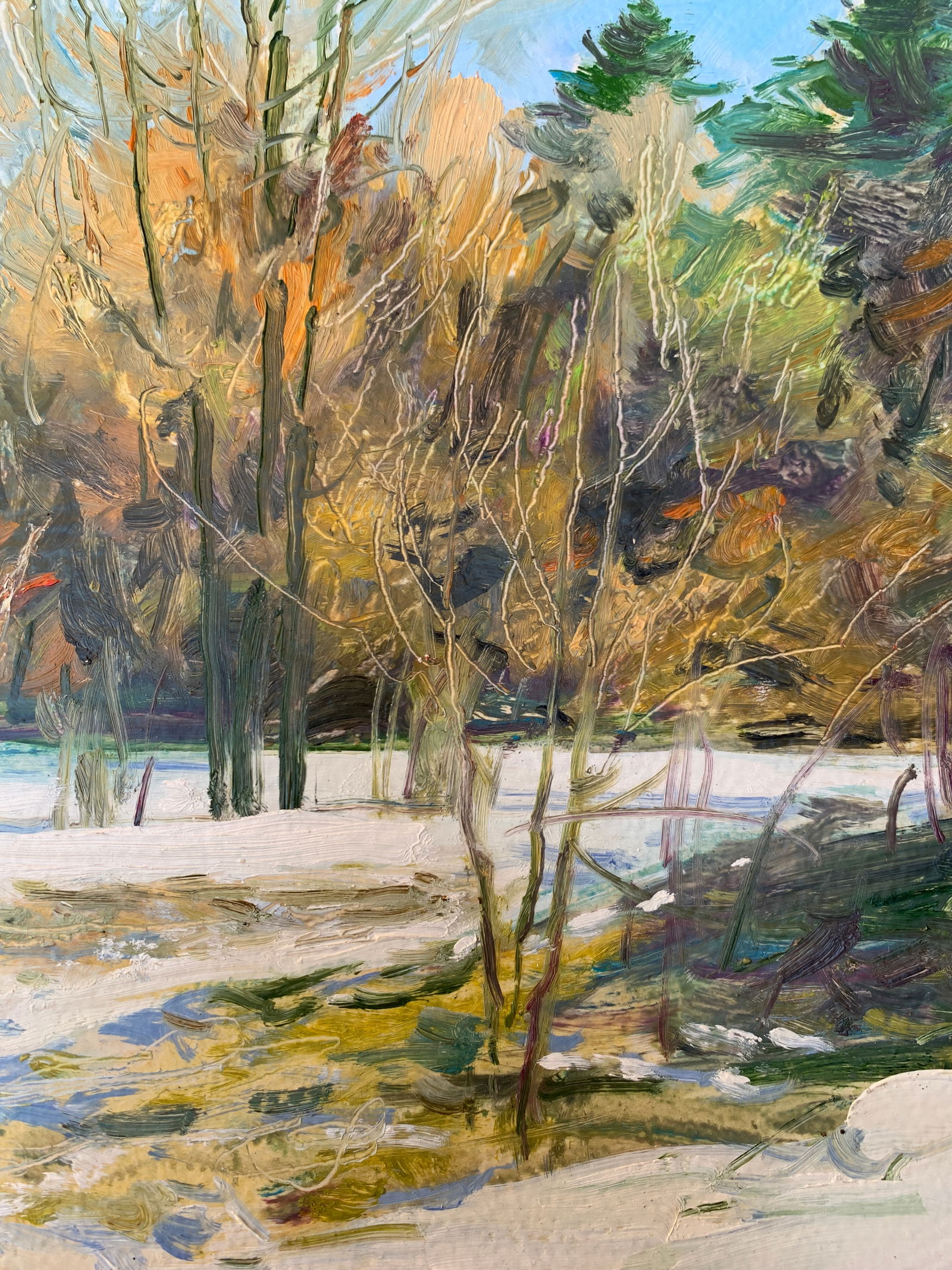 Oil painting Winter Oleksandr Oleksandrovich Nazarenko - 12